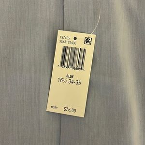 Calvin Klein Regular fit Performance Non Iron Men’s Dress Shirt 16 1/2 34/35